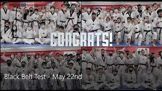 Black Belt Test  -  May 22nd 2021