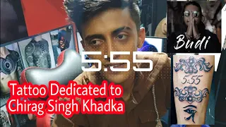 Tattoo dedicated to Chirag Singh Khadka. 5:55