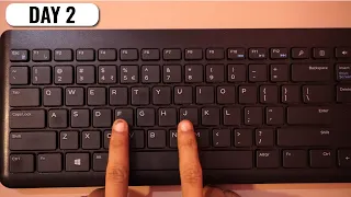 English Typing Course- DAY 2 | Free Typing Lessons | Touch Typing Course | Tech Avi