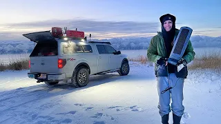 Truck Camping in -4°F w/ Your Mom’s Office Heater