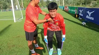 Station Training : PALAT  RATUDOMYOTHIN : Goalkeeper Training 2024 : Poramat Promkaew  Ep.62