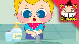 Wash Hands! | Playful Thomas | Cartoon for kids | REDMON