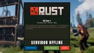 Se CAE el SERVIDOR en el PEOR MOMENTO - RUST - Gameplay español