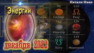 Энергетический Прогноз на Декабрь 2022 Натали Иван