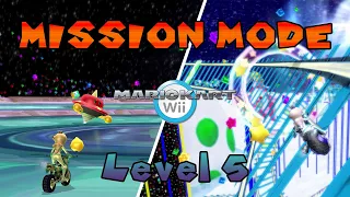 MISSION MODE Level 5 in MARIO KART WII | Variety Pack 2.0