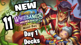 11 NEW & Incredible Day 1 Decks! Dr Boom's Incredible Inventions Mini Set Hearthstone