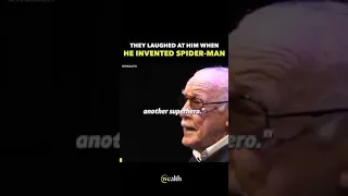 Must Watch!!! Stan Lee, they laughed at him when he invented Spiderman.