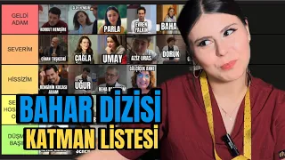 Bahar Dizisi Karakterlerini Sıralama ve Hemşirelik Anılarım I TierList