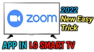 Zoom App In LG Web OS Smart TV #TechnicalGenisys