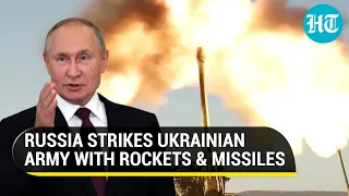 Russia's fiery assault on Ukrainian troops; Zelensky's men pounded with rockets and missiles