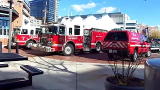 [BCFD] Engine 2, Engine 23, and Batallion Chief 6 On Scene Of Hazmat Spill