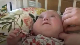 This Baby Was Born Deaf – But Watch Her Face When She Hears For The First Time!