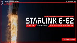 LIVE! SpaceX Starlink 6-62 Launch