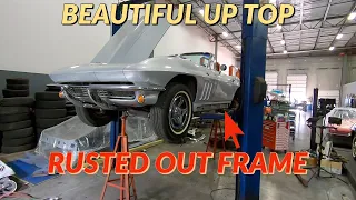 Rebuilding A Completely Rusted Classic Corvette - 54 Years of Rot!