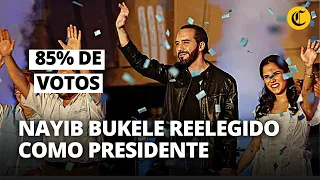 El Salvador: NAYIB BUKELE gana la REELECCIÓN PRESIDENCIAL con el 85% de votos | El Comercio