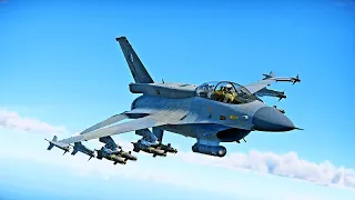 Israeli F-16D "Barak ll"  - in AIR SUPPORT-   (WarThunder CAS)