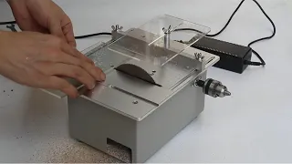 NovelLife R5 Mini Table Saw DIY Hobby Model Crafts Cutting Tool Cutting Performance Test