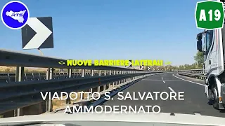 🔴 A19 PALERMO-CATANIA | NUOVI GIUNTI PER IL VIADOTTO S.SALVATORE presso RAMACCA (CT) Km 133+800