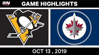 NHL Highlights | Penguins vs Jets – Oct 13th 2019