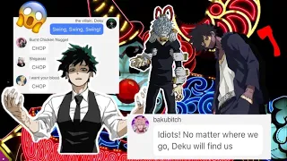 BNHA Texts || “My Axe” Lyric Prank || Deku and LOV Are Insane! || Happy Halloween!