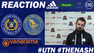 Adam Lakeland Reaction | Curzon Ashton vs King's Lynn Town | Vanarama National League North