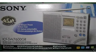 Top Ten Shortwave receivers I would love to own Sony ICF 7600GR LW AM FM SW SSB Synch Detector