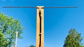 How To Make a Simple DIY Homemade Dipole TV Antenna - get free OTA TV Channels