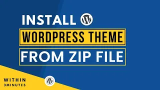 How To Install Wordpress Theme From Zip File 2023 | Upload Wordpress Theme Zip File