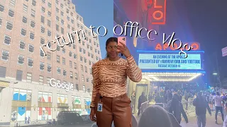 day in my life | google nyc return to office vlog