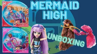 Mermaid High All Four Doll Unboxing Review | The Upside Down Robot