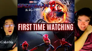 REACTING to *Spider-Man: No Way Home* THIS MOVIE IS THE BEST!!! (First Time Watching) the MCU