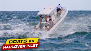 DANGER: DON'T TRY THIS AT HOME!! | Boats vs Haulover Inlet