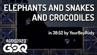 Elephants and Snakes and Crocodiles by YourBoyRudy in 38:52 - Awesome Games Done Quick 2023