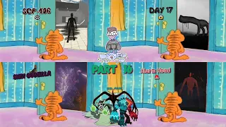 Garfield Answers The Door To Random Strangers 16 [REQUESTS] Alarm Head | Day 17 | SCP-106 | Cthulhu