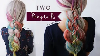 HOW TO: EASY PONYTAILS | Perfect Prom Hairstyles 2019 | Four and Six strand Braids