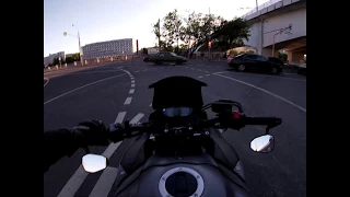 GSX-S1000F Moscow Traffic