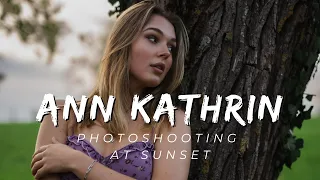 Ann Kathrin - Photoshooting at Sunset