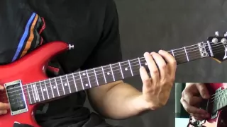 Death - Flattening Of Emotions - Metal Guitar Lesson (with TABS)