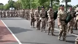 IRISH GUARDS GOING TO IRAQ