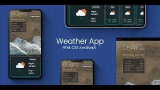 How to make Weather App using Openweathermap API | Javascript - Responsive Website