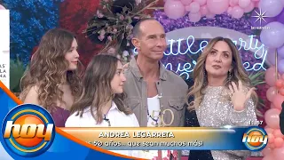 Andrea Legarreta agradece el amor que ha tenido a lo largo de 50 años | Programa Hoy