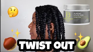 Design Essentials Almond and Avocado Curl Creme |Twist out | Briszell's way