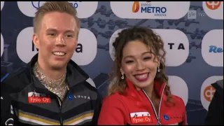 Yuka Orihara / Juho Pirinen Finlandia Trophy 2023 RD