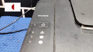 Canon MG2540s printer 2x blink error issue fix (ENG SUB)