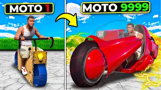 EVOLUINDO MOTOS LENTAS PARA SUPER RAPIDAS NO GTA 5!