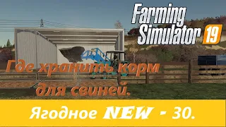 Где хранить корм для свиней? Farming Simulator 19: Село Ягодное NEW-30