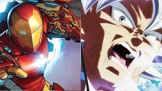 DBZMacky Goku vs Iron Man Power Levels (Dragon Ball Super vs Marvel)