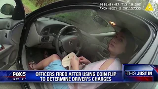 Officers fired after using coin flip app