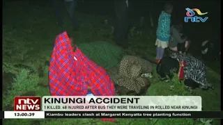 1 killed, 48 injured after Mbukinya bus rolled near Kinungi