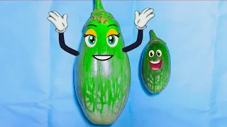 Eggplant surgery | Eggplant has babies | Fruit Surgery | Caesarean Eggplant  Baby